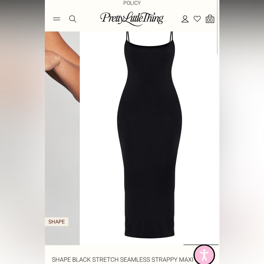 PrettyLittleThing Elegant Black Blouse